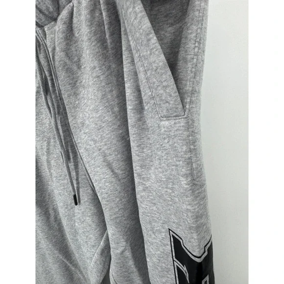 NWT True Religion Terry Applique Joggers Men's 2XL Heather Gray Elastic Waist
